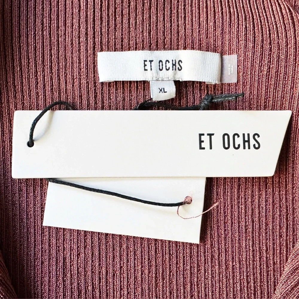 NWT Et Ochs Emily Knit Zipper Top - Picture 3 of 13